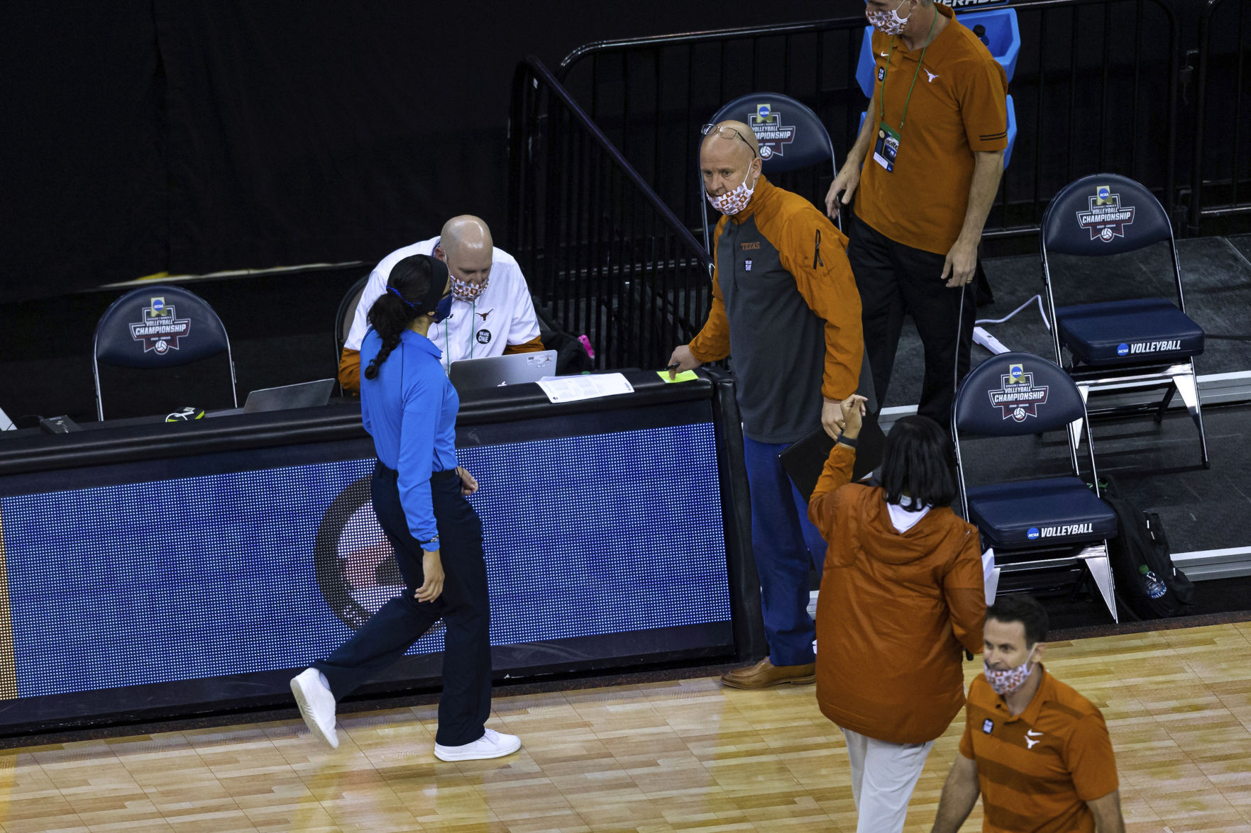 NCAA Texas Wisconsin Volleyball